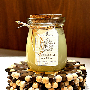 VELA DE MASSAGEM CLASSIC CEREJA E AVELA 100G