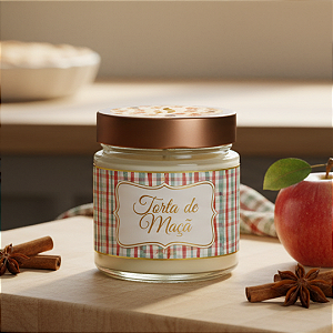 VELA AROMATICA ESPECIAL NATAL TORTA DE MAÇA 140G