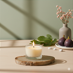 VELA AROMATICA LUXO FLOR DE FIGO 140G