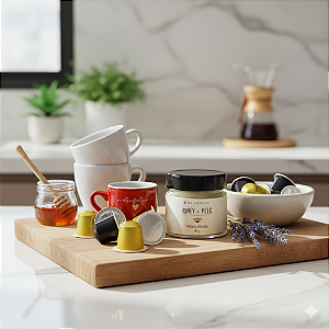 VELA AROMATICA NATURE HONEY+MILK 140G