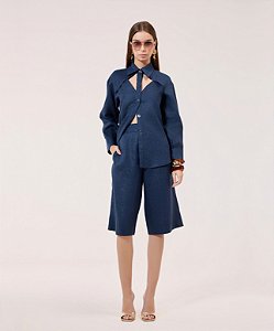 Conjunto Lia Linho Marinho Feminino