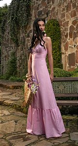 Vestido Feminino Liliane Longo Rosa