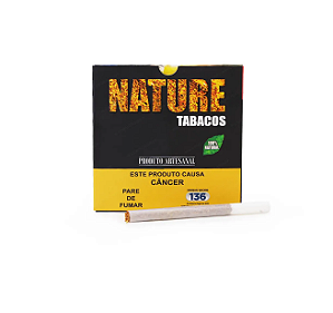 Nature Tabacos Tradicional - Caixa com 12 Cigarros Enrolados