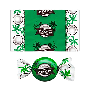 Embalagem Para Trufas e Bombons Sabor Coco - 15x16cm Com 100 Unidades LuckFest