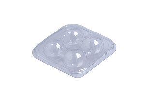 Embalagem Blister Para 4 Brigadeiros - 10 Unidades Yinpack