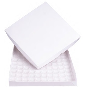 Caixa Transporte Para 100 Doces Com Berço 38x38x5cm 3un