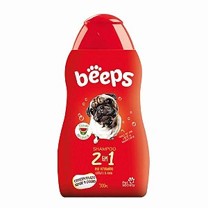 Shampoo Pet Society Beeps 2 em 1 500 ml