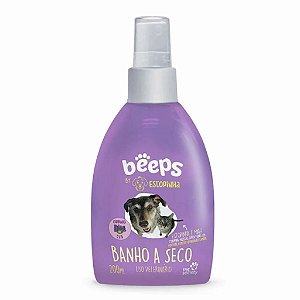 Banho a Seco Pet Society Beeps By Estopinha Cheirinho de Uva 200 ml