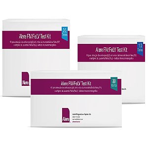 Teste Rápido Alere FIV Ac/FeLV Ag para Gatos Kit 30 Testes
