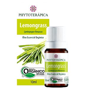 Óleo Essencial de Lemongrass (Orgânico) 10ml - Phytoterápica