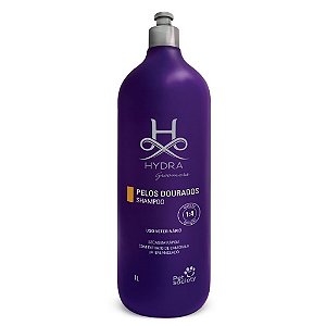 Shampoo Hydra Groomers Pelos Dourados para Cães e Gatos Pet Society