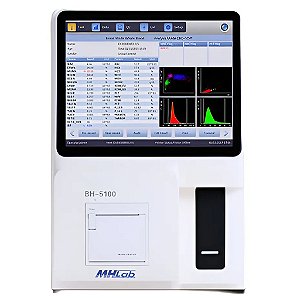 Analisador Hematológico Semiautomático - 5 Partes - URIT BH-5100