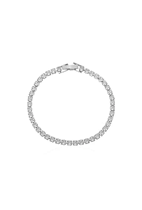 Pulseira Rivera Cristal no Ródio PM420-R