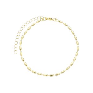 Pulseira Moderna de Gomos no Ouro PM252-O