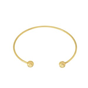 Bracelete Aro Liso com Bolas PM241-O