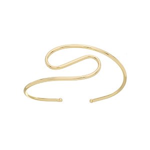 Bracelete Moderno Orgânico no Ouro PM400-O