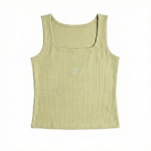 AMEI DE PAIXÃO - Regata Arroba Verde Oliva