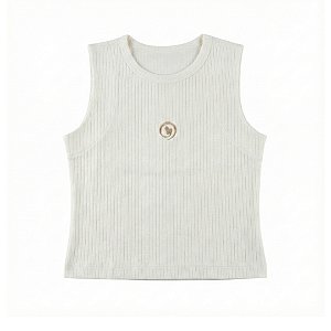 AMEI DE PAIXÃO - Regata Arroba 2 Off-White