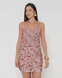 AMEI DE PAIXÃO - Regata de Tule Paisley