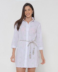 AMEI DE PAIXÃO - Chemise Coração Verde