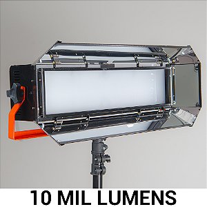 Iluminação Estúdio Filmagem 10.000 Lúmens Slim LED Bicolor - Fabricado no Brasil