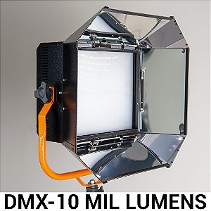 Iluminação (DMX) Estúdio Filmagem 10.000 Lúmens LED Bicolor - Fabricado no Brasil