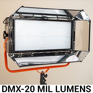 Iluminação (DMX) Estúdio Filmagem 20.000 Lúmens LED Bicolor - Fabricado no Brasil