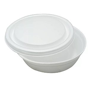 Marmitex Isopor C/ Tampa Spuma