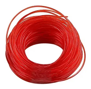 Fio Nylon Cortar Grama 1,8mm Vermelho