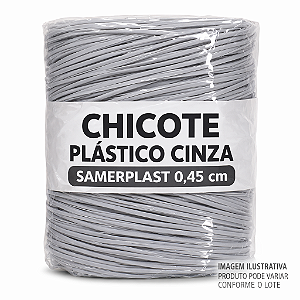 Chicote Plástico Cinza Samerplast 0,45 cm