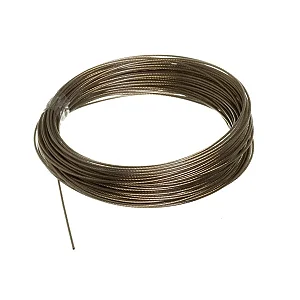 Cabo De Aço Plastificado Para Varal 1,6mm 1/16 6x7 Alta Resistência