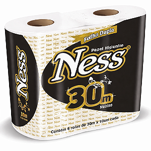 Papel Higiênico Ness Folha Dupla 30 m
