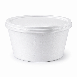Pote De Isopor 500ml C/Tampa Bom Apetite C/100 Unidades