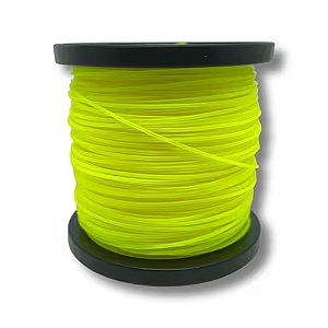 Fio De Nylon Para Cortar Grama 1,8 mm Redondo Amarelo