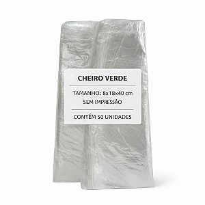 Embalagem Para Cheiro Verde 8x18x40