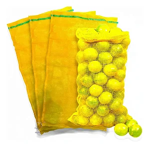 Saco Laranja 5kg com Fechamento em Fita