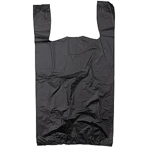 Sacola Plástica Preta 40x50