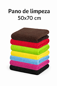 Pano De Chão Colorido Grande 50x70 cm