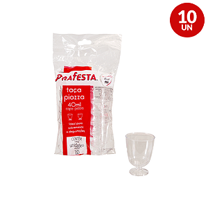 Taça Piazza CRISTAL C/10 P/ FESTA 8573