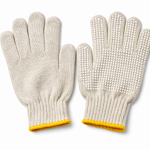 Luva De Algodão 4 Fio Pigmentada Branca