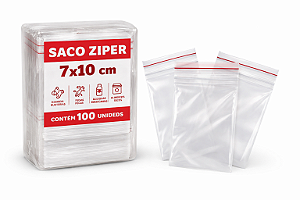 Saco Ziper Com 7X10 C/100