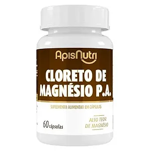 CLORETO DE MAGNESIO P.A. 600MG 60CPS APISNUTRI