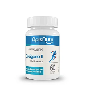 COLAGENO TIPO II 300MG 60 CPS APISNUTRI