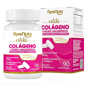 ESTIKI COLAGENO + HIALLURONICO 1100MG 90 COMP. APISNUTRI