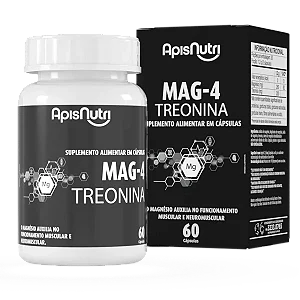 MAG-4 TREONINA 610MG 60 CPS APISNUTRI