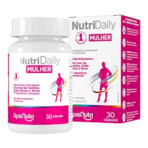 NUTRI DAILY POLIVITAMINICO MULHER 500MG 30 CPS APISNUTRI