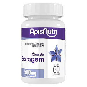 OLEO DE BORRAGEM 500MG 60 CPS APISNUTRI