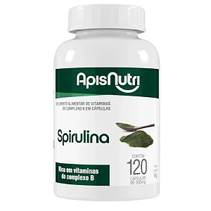 SPIRULINA 500MG 120 CPS APISNUTRI