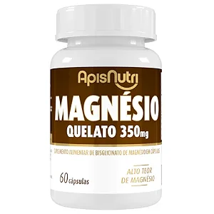 SUPL. MINERAL DE MAGNESIO QUELATO 550MG 60 CPS APISNUTRI
