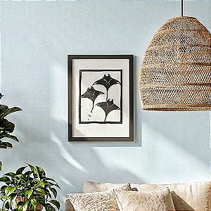 Arraia Manta A4 - Linogravura